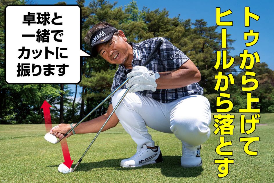 アプローチの名手・藤田寛之に聞く フェースを斜めに使ってスピンを