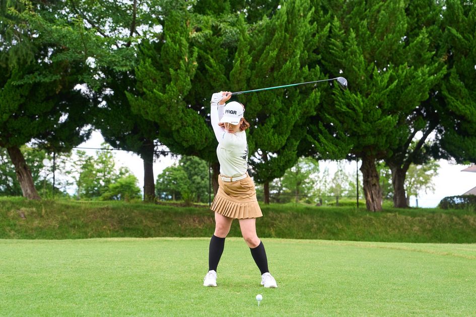 飛ばない人は腰を先に切るからだった！ 260ヤード飛ばす森田理香子が