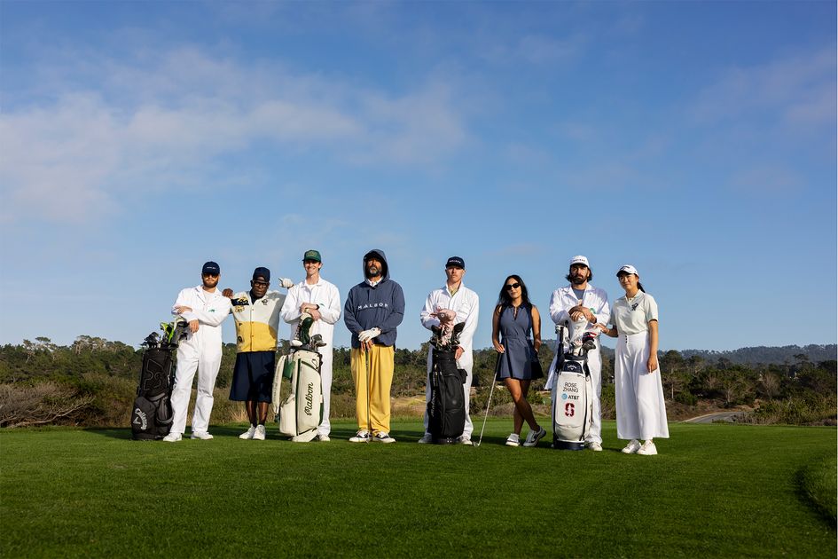 ビング・クロスビーになりきってコースで注目の的に！ アディダス