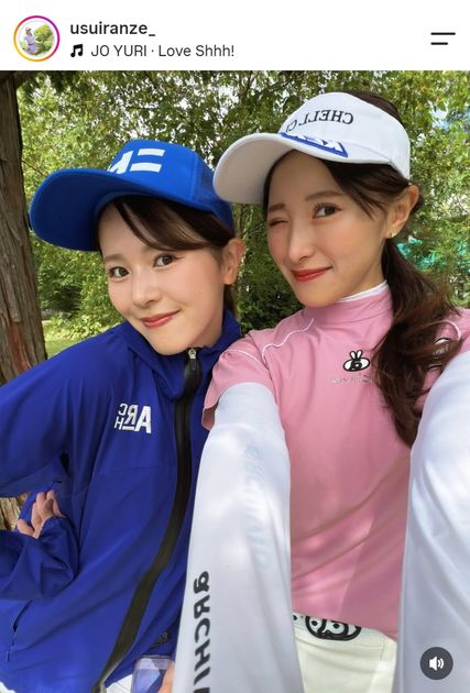 内臓出血からツアーに復帰した臼井麗香とキャディを務めた妹・蘭世