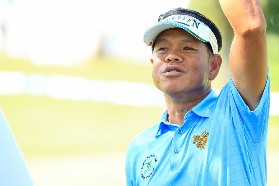 日本シニアツアーの原点へ タイの55歳が“ウルトラマン”に囲まれ大会