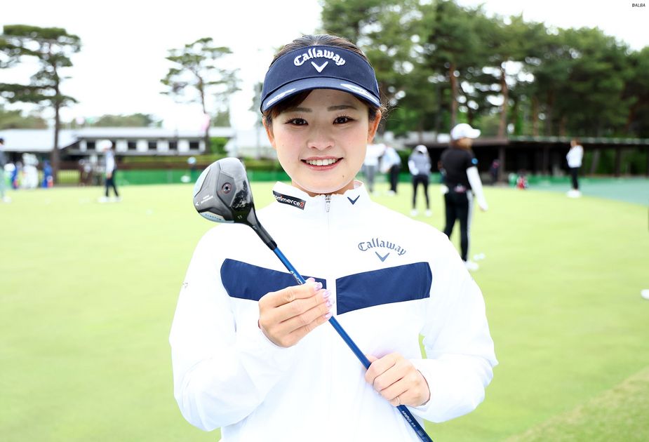 政田夢乃選手　ネームボール UTが苦手でもアイアン以外の選択肢 政田夢乃は11番ウッド即投入で今季