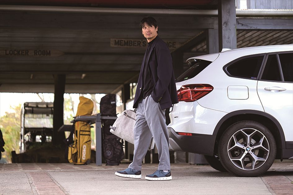 エコー＜GOLF STREET 720＞ ゴルフの行き帰りも使えるゴアテックス搭載