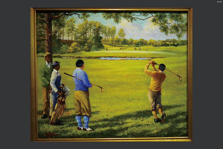 イギリスゴルファーの絵画 知ってるようで知らないマスターズ豆知識「ダブルイーグルの目撃者は