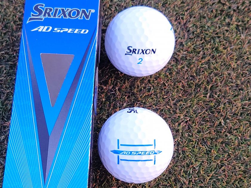超々美品 スリクソン AD SPEED 61個 No.711 12/17 SRIXON AD SPEED Golf Ball Yellow 12 Golf Balls Made in JAPAN