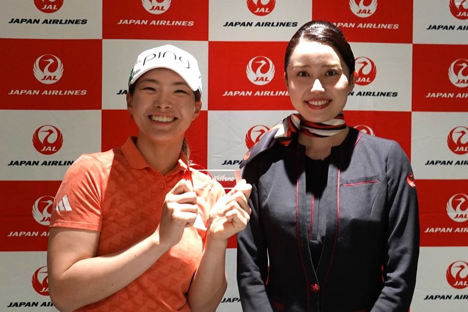 JALから渋野日向子へ粋なサプライズ？ 贈られたプレゼントに