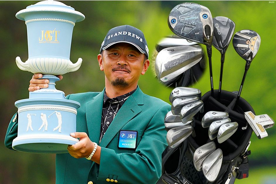 岩田寛プロキャロウェイ DR/FW Tour AD PT 6x/7x2本セット 契約フリーの岩田寛 6メーカーの混成セットも「PWだけヨネックス