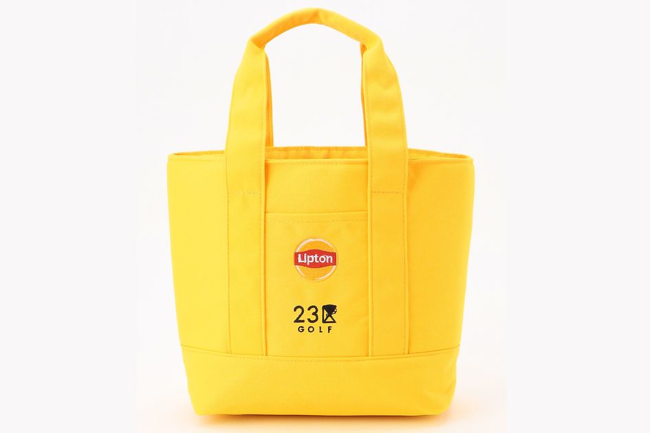 紅茶ブランド「リプトン」と「23区GOLF」がコラボ！ 黄色いパッケージ