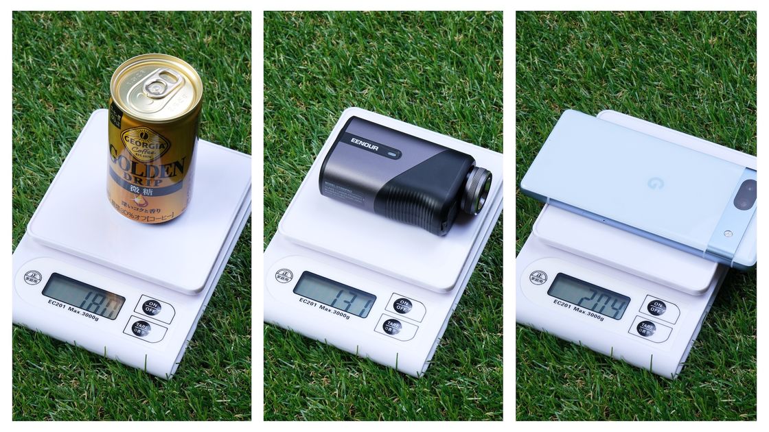 クレカとほぼ同サイズ!? 「イーノウ」のレーザー距離計が小さいのに