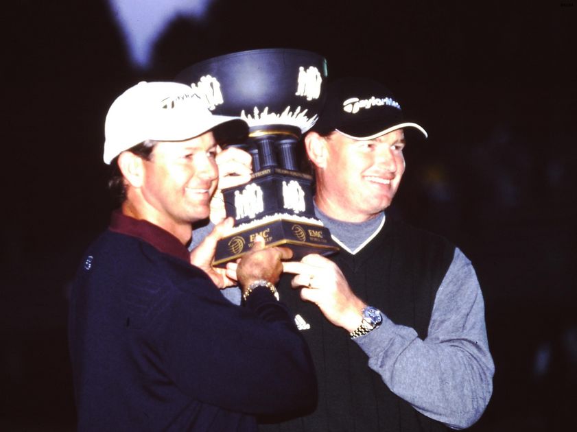 【希少】伊沢利光選手 2001年WGCEMCワールドカップ最終日 実着用キャップ ワールドカップと縁が深い日本、2001年は7万人が熱狂し、御殿場が“揺れ