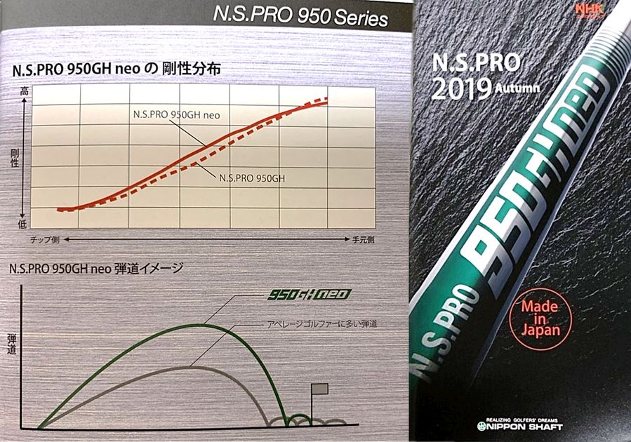 美品❗️PING カスタムシャフトＮ.S.950GH NEO フレックスS N.S.PRO 950GH neo｜N.S.PRO STEEL SHAFT｜製品情報｜日本シャフト