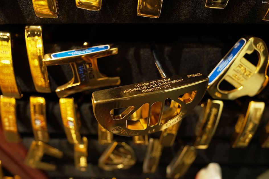 優勝者のみがもらえるPINGのゴールドパター 海外メジャーだと純金製