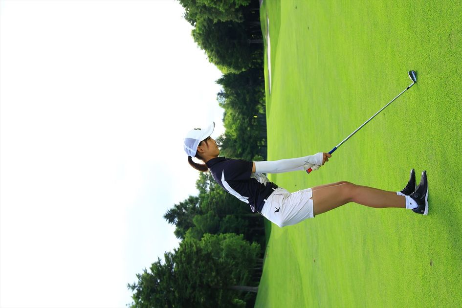 平均270ヤードのぶっ飛び女子高生、馬場咲希が毎朝行うショット