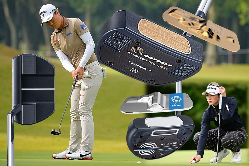 オデッセイ Ai-ONE MILLED THREE T 笹生優花プロ 名器 笹生優花も愛用するTHREEヘッドに本革グリップでより感覚的に打てる