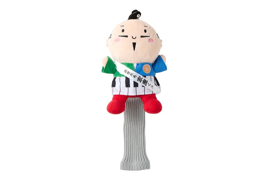 ユニークなマスコットのヘッドカバーや限定カラーのキャディバッグも