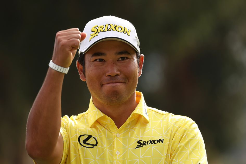 松山英樹プロ アメリカツアー 初優勝時の写真 直筆サイン入 MVP
