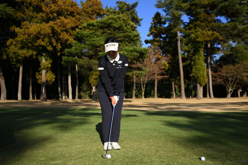 本番で使わないのになぜ？ アプローチの名手・青木瀬令奈は“1ヤード”の