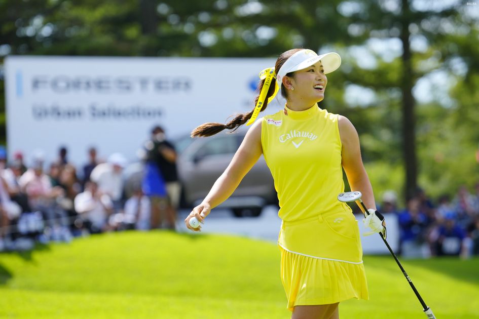 NEC軽井沢72ゴルフで見た女子プロウェア まるでひまわり！河本結の復活