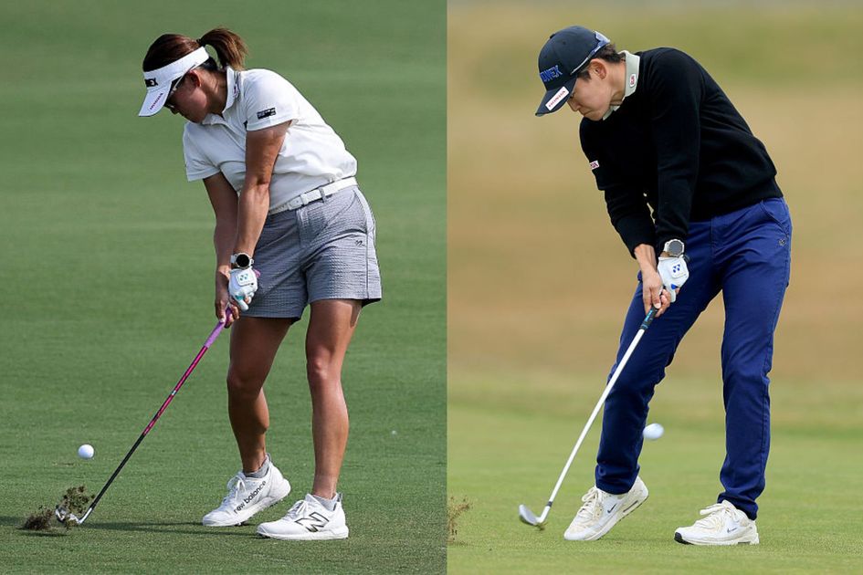 岩井姉妹はどちらも6番アイアン2本入り！ 使用モデルも一緒だが