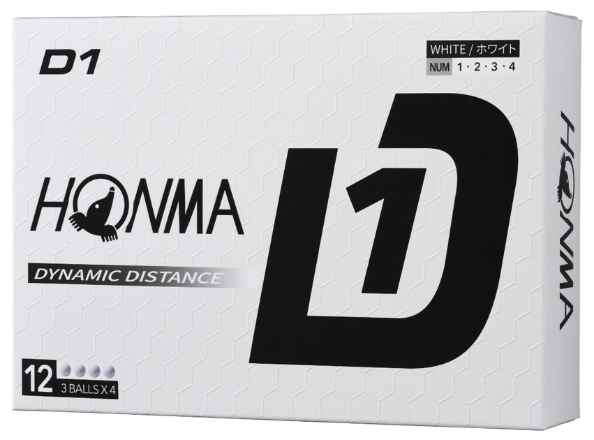本間ゴルフ『D1』ボール、『TW-S／TW-X』ボールが2月16日