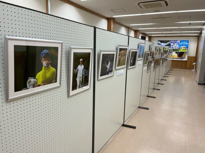 石川遼の写真展が地元・松伏町で3年ぶり開催 22年シーズンの写真75点を