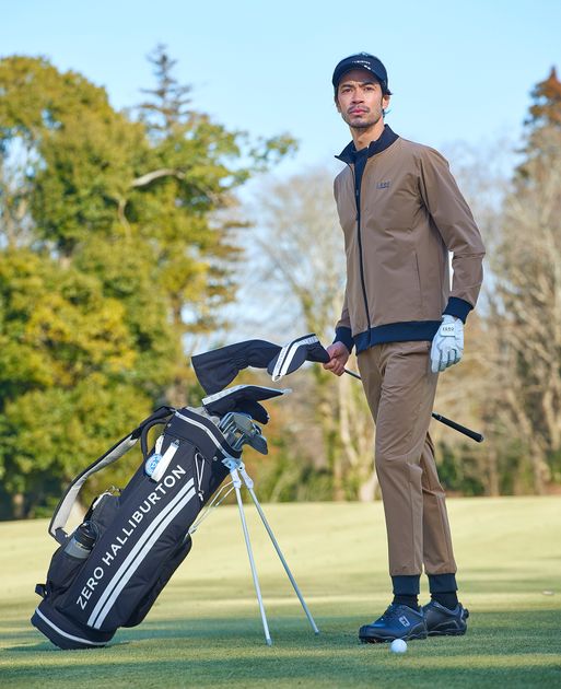 ウエアとキャディバッグで完成するゼロハリバートンのモダンな