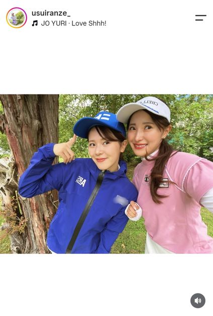 内臓出血からツアーに復帰した臼井麗香とキャディを務めた妹・蘭世