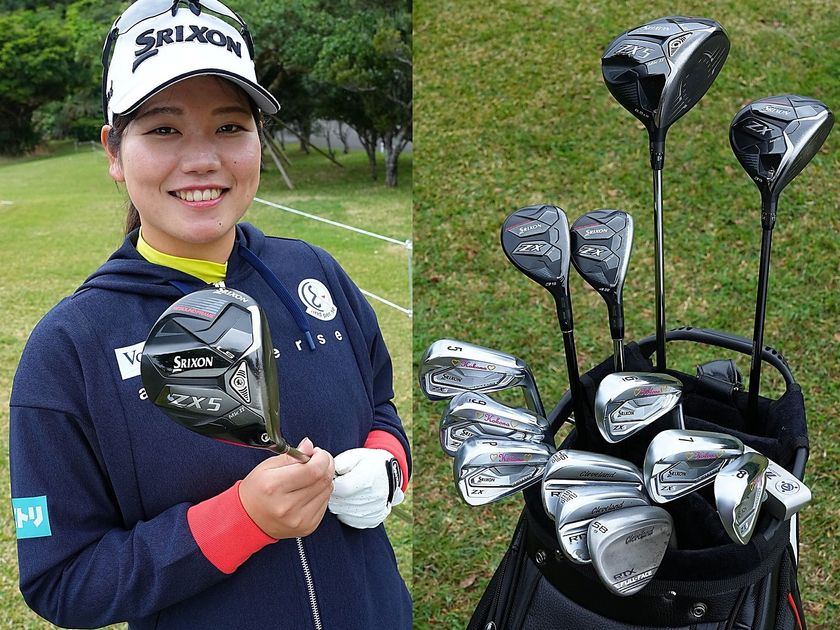 櫻井心那、開幕の14本は昨年ベース「1Wはフェード、ウェッジは