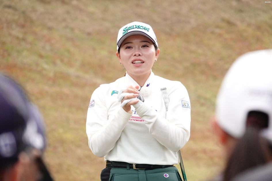 ゴルフが楽しくない…』という質問に誠実回答 勝みなみが地元の子ども